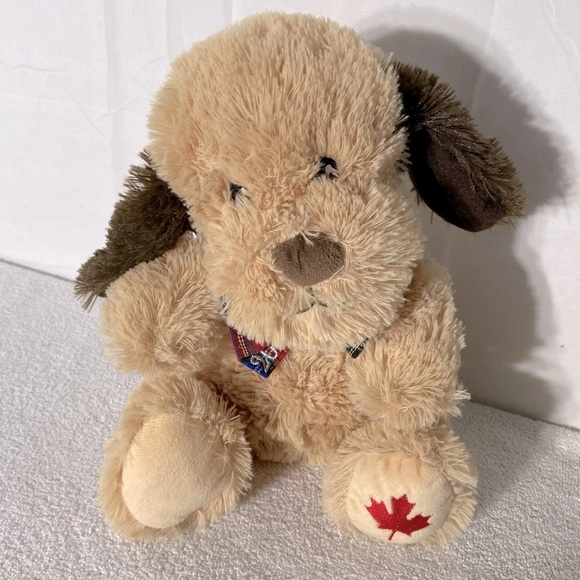 Tan Brown Puppy Teddy Bear Plush Toy Stuffed Animal 2022 - Picture 11 of 11